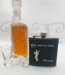 Piersiówka z grawerem Kominiarz 40% czadu