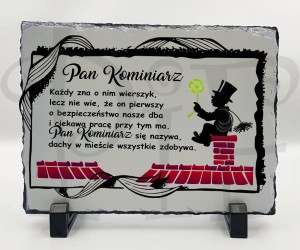 Ramka kamienna - Pan Kominiarz