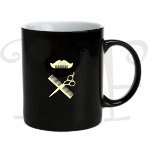 Kubek z grawerem Fryzjera / Barbera - czarny