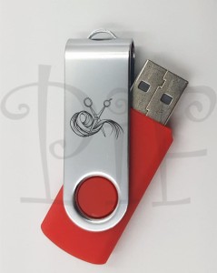 Pendrive z grawerem - Fryzjer