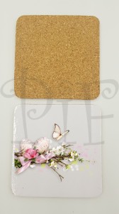 Podkładki korkowe Wielkanoc / wiosna- 4szt