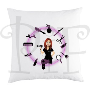 Poduszka Fryzjer, Fryzjerka