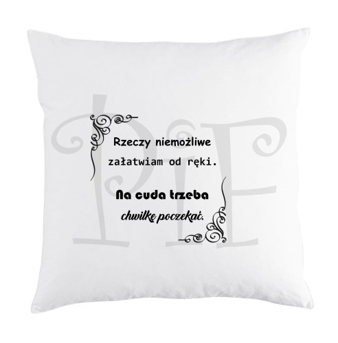 poduszka rzeczy niemożliwe załatwiam od reki na cuda trzeba chwilke poczekac.jpg