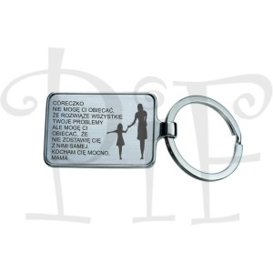 Breloczek metalowy Mama i Córka