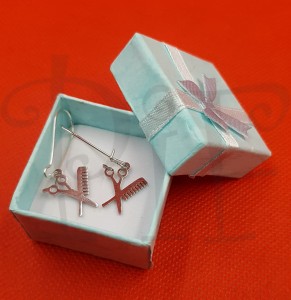 Kolczyki Fryzjer / Fryzjerka - nożyczki