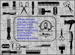 Puzzle magnetyczne Barber 63 elementy