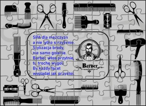 Puzzle magnetyczne Barber 63 elementy