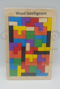 Puzzle drewniane - układanka tetris