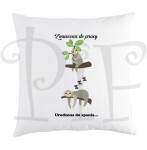 Poduszka leniwiec- zmuszona do pracy urodzona do spania