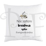 Poduszka leniwiec - nie jestem leniwa tylko energooszczędna