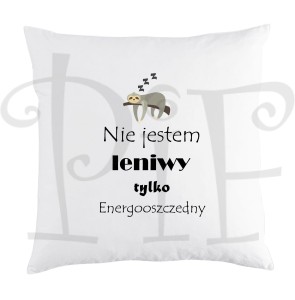 Poduszka leniwiec - nie jestem leniwy tylko energooszczędny