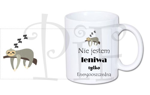 nie jestem leniwa biały.jpg