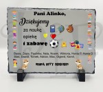 Ramka kamienna- podziękowanie na zakończenie roku szkolnego- przedszkole