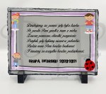 Ramka kamienna- podziękowanie na zakończenie roku szkolnego dla pań oddziałowych- przedszkole 7