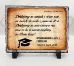 Ramka kamienna- podziękowanie na zakończenie roku szkolnego- szkoła