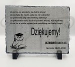 Ramka kamienna- podziękowanie na zakończenie roku szkolnego- szkoła 2