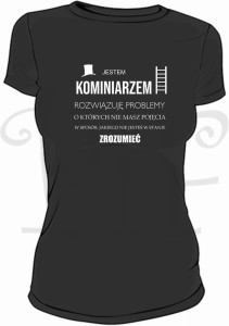 Koszulka damska - jestem Kominiarzem