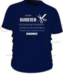Koszulka męska- jestem Barberem