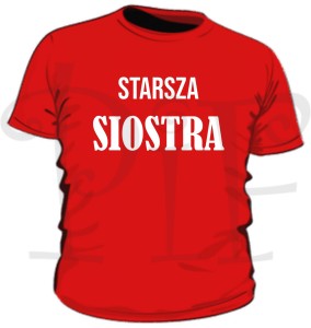Koszulka dziecięca- Starsza Siostra