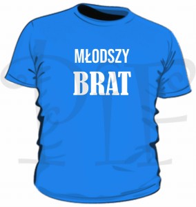 Koszulka dziecięca- Młodszy Brat