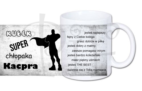 super chłopak kubek biały.jpg
