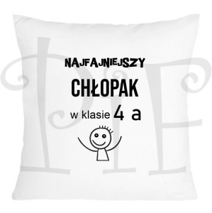 Poduszka na Dzień Chłopaka- najfajniejszy chłopak w klasie