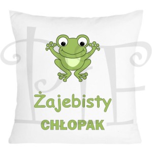 Poduszka Żajebisty  Chłopak