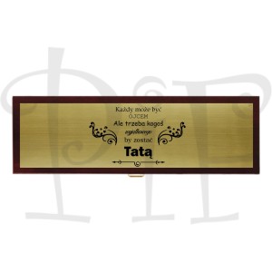 Skrzynka na wino z akcesoriami na Dzień Taty- Każdy może być ojcem ale trzeba kogoś wyjątkowego by zostać Tatą.