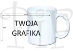 Kubek z Twoją grafiką, z dowolnym napisem, zdjęciem