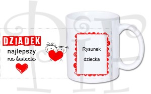 Kubek Dzień Dziadka - z laurką od wnuczki lub wnuczka