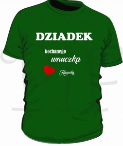 Koszulka męska Dziadek kochanego wnuczka