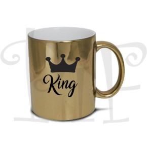 Kubek złoty King 