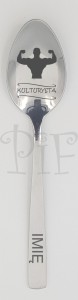 Łyżeczka z grawerem dla Kulturysty