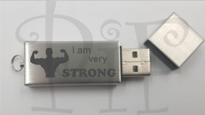Pendrive pamięć USB 16GB z grawerem dla Kulturysty