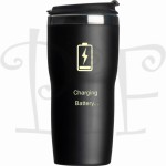 Kubek termiczny  z grawerem "charging battery..."