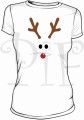 biala koszulka renifer damska.jpg