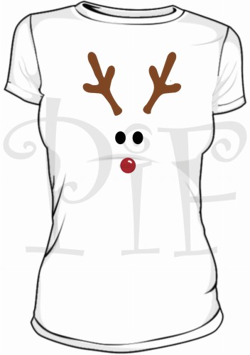 biala koszulka renifer damska.jpg