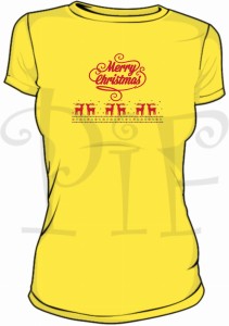 Damska koszulka Merry Christmas
