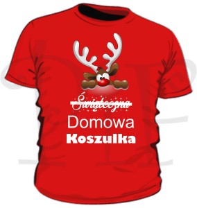 Domowa koszulka dziecięca- święta Boże Narodzenie