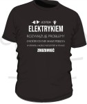 Koszulka męska Jestem Elektrykiem
