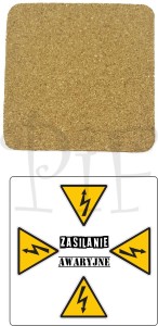 Podkładka korkowa dla Elektryka