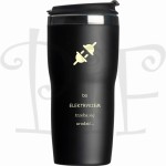 Kubek termiczny z grawerem - bo Elektrykiem trzeba się urodzić