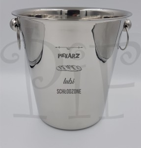 Cooler wiaderko z grawerem dla Piekarza