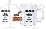 Kubek dla Murarza- Murarz wie lepiej. Na mur beton.