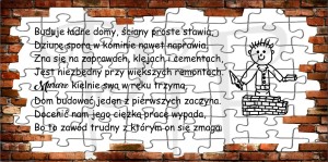 Puzzle 24 elementy dla Murarza