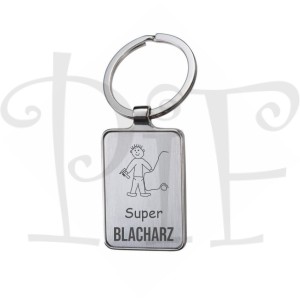 Breloczek z grawerem - Super Blacharz