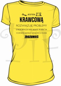 Koszulka damska - Jestem Krawcową