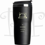 Kubek termiczny z grawerem dla Krawca - bo Krawcem trzeba się urodzić