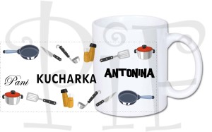 Kubek dla Kucharki z imieniem