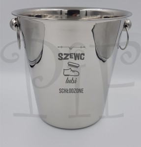Cooler wiaderko z grawerem dla Szewca